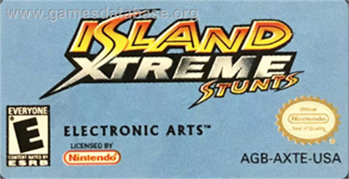 Island Xtreme Stunts - Nintendo Game Boy Advance - Artwork - Cartridge Top