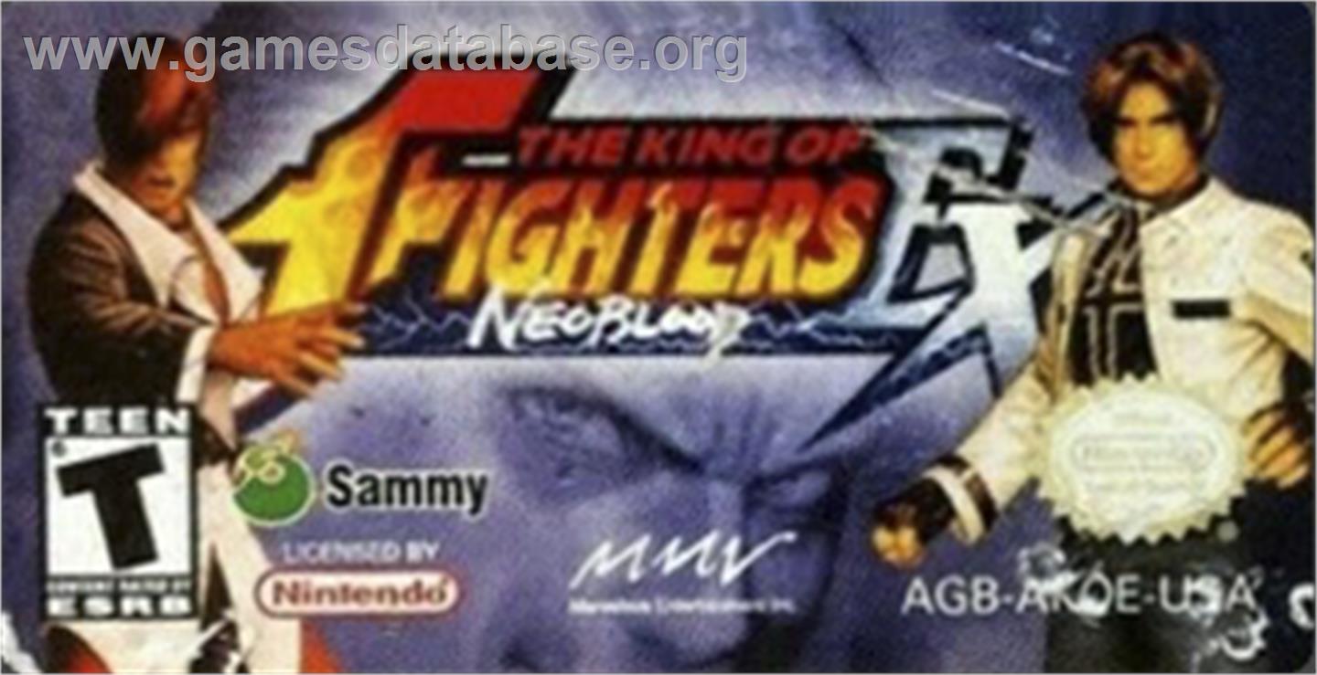 King of Fighters EX: Neo Blood - Nintendo Game Boy Advance - Artwork - Cartridge Top