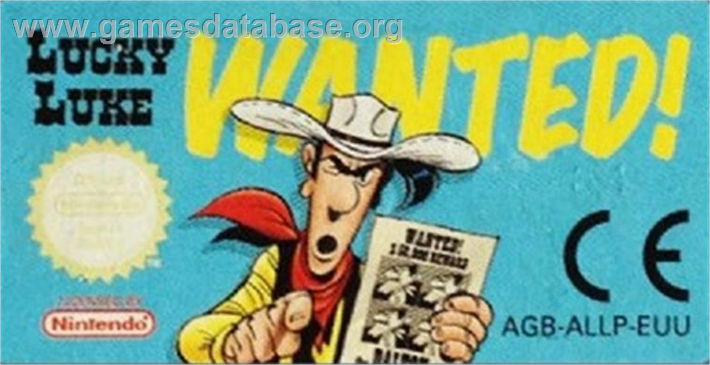 Lucky Luke: Wanted - Nintendo Game Boy Advance - Artwork - Cartridge Top