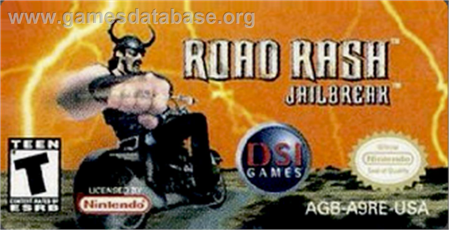 Road Rash - Jailbreak - Nintendo Game Boy Advance - Artwork - Cartridge Top