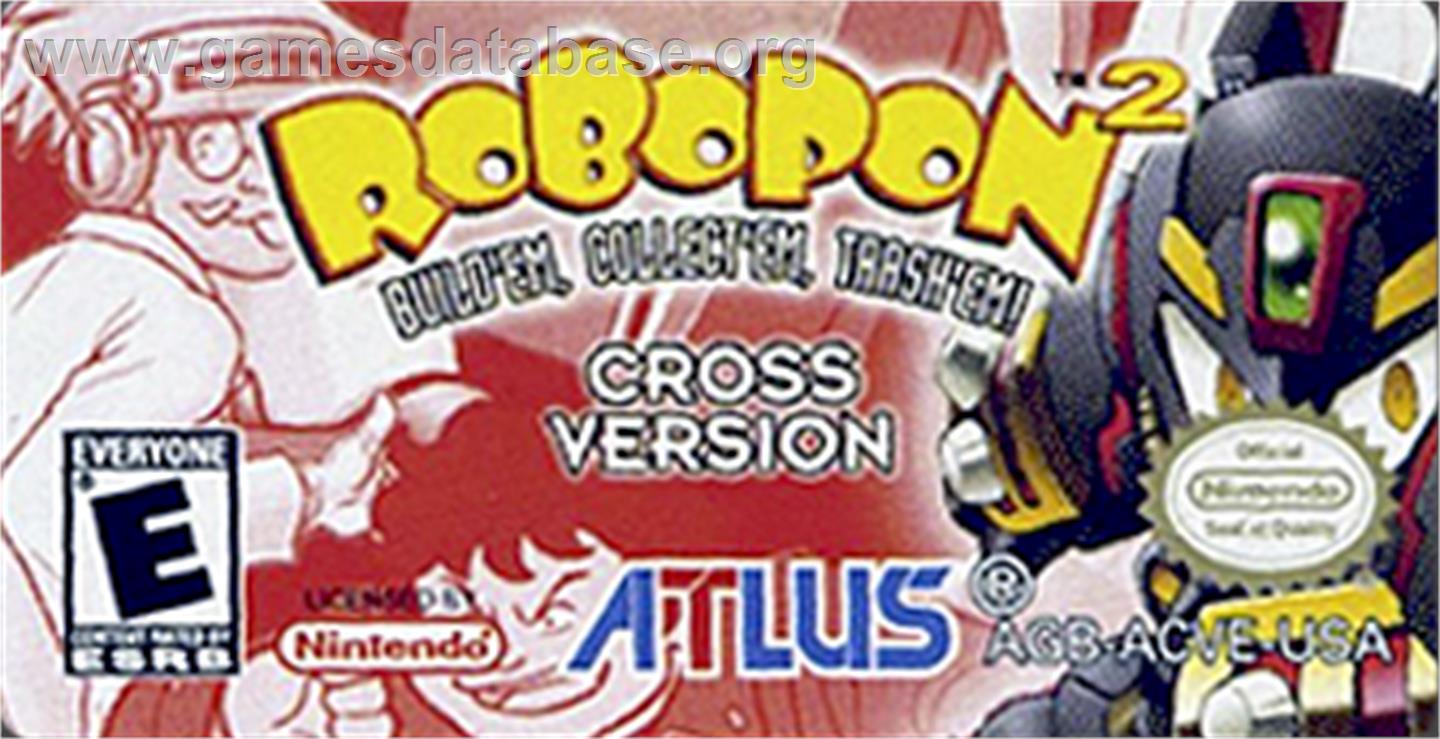 Robopon 2 - Cross Version - Nintendo Game Boy Advance - Artwork - Cartridge Top