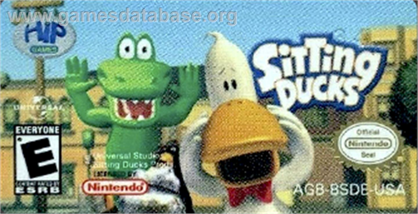 Sitting Ducks - Nintendo Game Boy Advance - Artwork - Cartridge Top