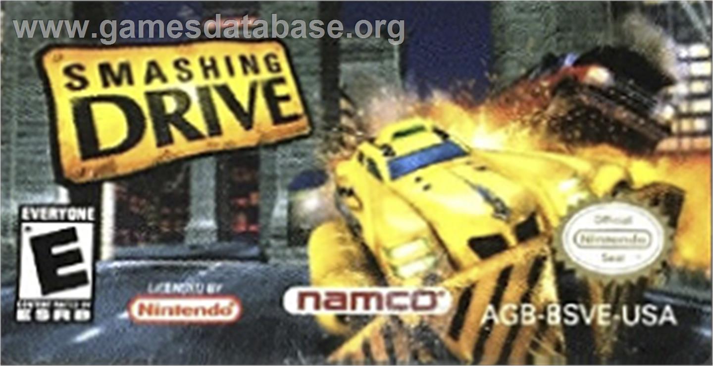 Smashing Drive - Nintendo Game Boy Advance - Artwork - Cartridge Top