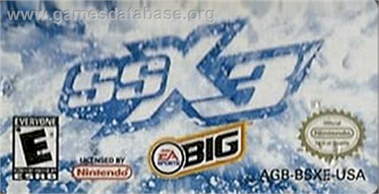 Ssx 3 - Nintendo Game Boy Advance - Artwork - Cartridge Top