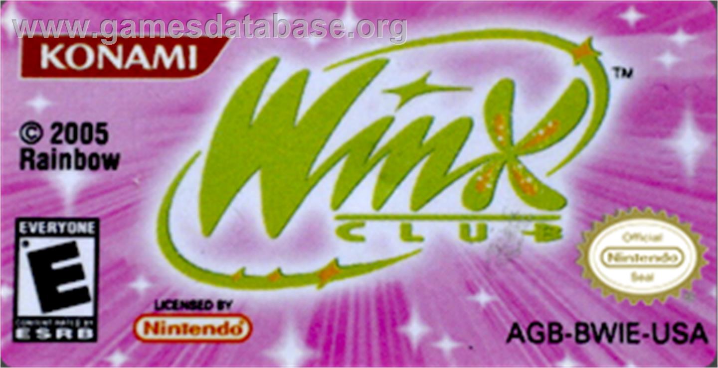 Winx Club - Nintendo Game Boy Advance - Artwork - Cartridge Top
