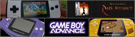 Arcade Cabinet Marquee for Baldur's Gate - Dark Alliance.