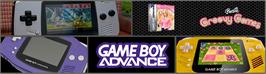 Arcade Cabinet Marquee for Barbie Groovy Games.