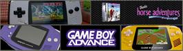 Arcade Cabinet Marquee for Barbie Horse Adventures - The Big Race.