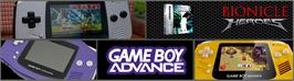 Arcade Cabinet Marquee for Bionicle Heroes.