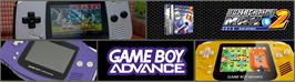 Arcade Cabinet Marquee for Bomberman Max 2: Blue Advance.