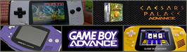 Arcade Cabinet Marquee for Caesars Palace Advance - Millennium Gold Edition.