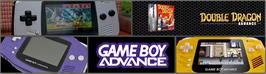 Arcade Cabinet Marquee for Double Dragon Advance.