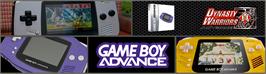Arcade Cabinet Marquee for Dynasty Warriors Advance.