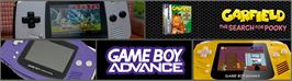 Arcade Cabinet Marquee for Garfield: The Search for Pooky.