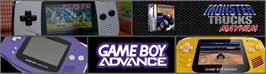 Arcade Cabinet Marquee for Monster Trucks Mayhem.
