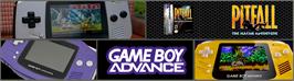 Arcade Cabinet Marquee for Pitfall - The Mayan Adventure.