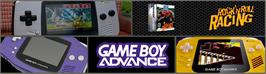 Arcade Cabinet Marquee for Rock N' Roll Racing.