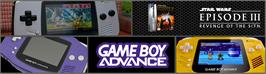 Arcade Cabinet Marquee for Star Wars: Episode III - Revenge of the Sith.