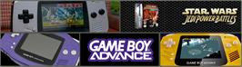 Arcade Cabinet Marquee for Star Wars: Episode I - Jedi Power Battles.