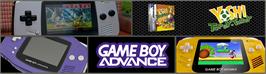 Arcade Cabinet Marquee for Yoshi Topsy-Turvy.