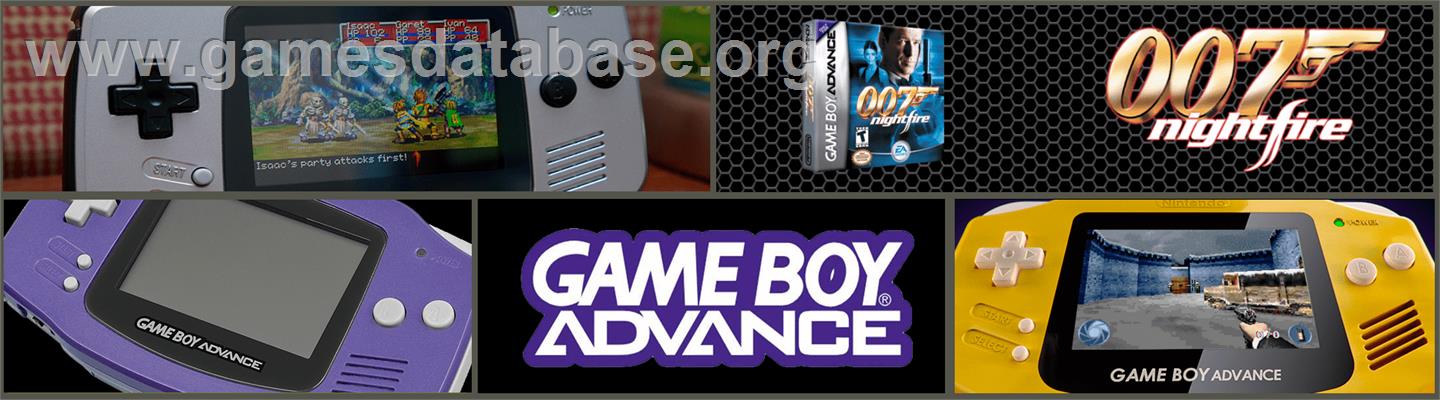 007 - Nightfire - Nintendo Game Boy Advance - Artwork - Marquee