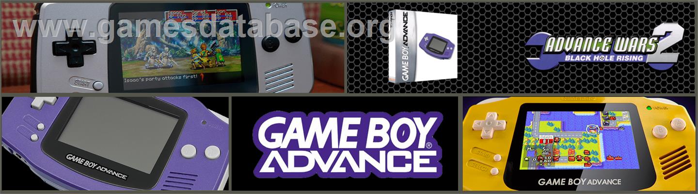 Advance Wars 2 - Black Hole Rising - Nintendo Game Boy Advance - Artwork - Marquee