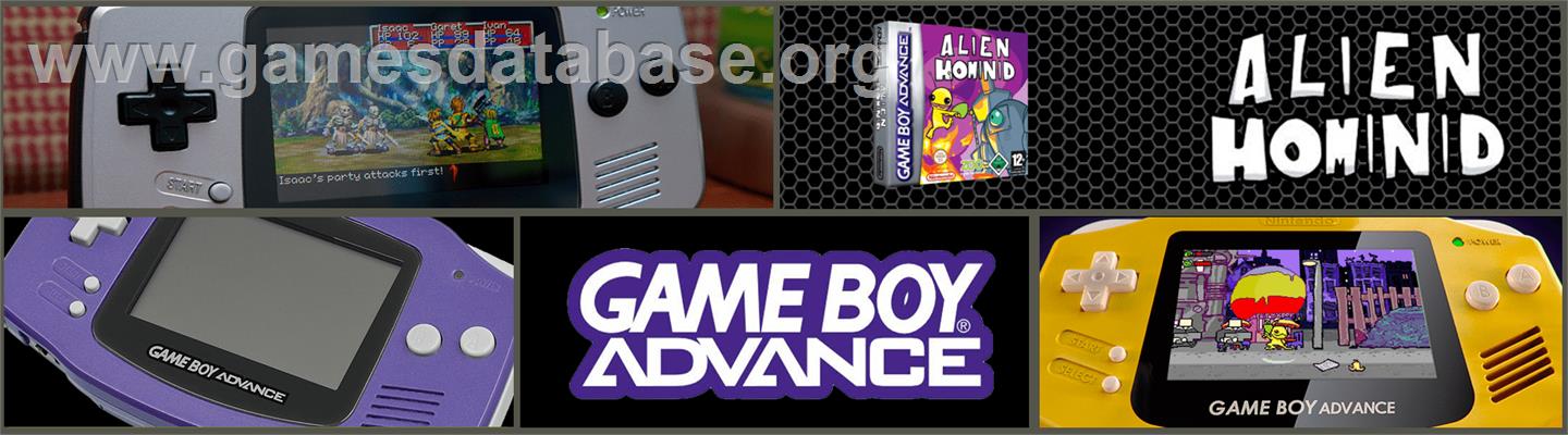 Alien Hominid - Nintendo Game Boy Advance - Artwork - Marquee
