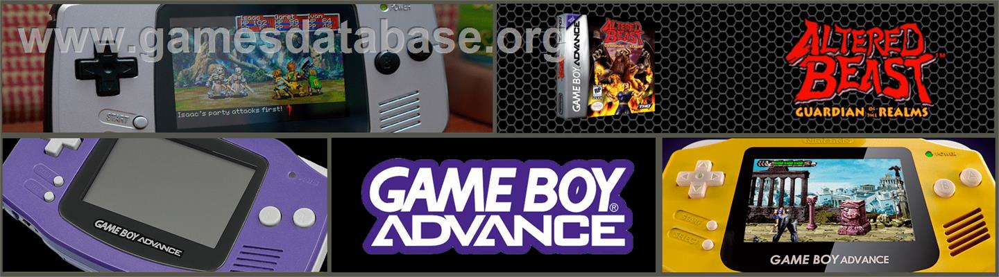 Altered Beast: Guardian of the Realms - Nintendo Game Boy Advance - Artwork - Marquee