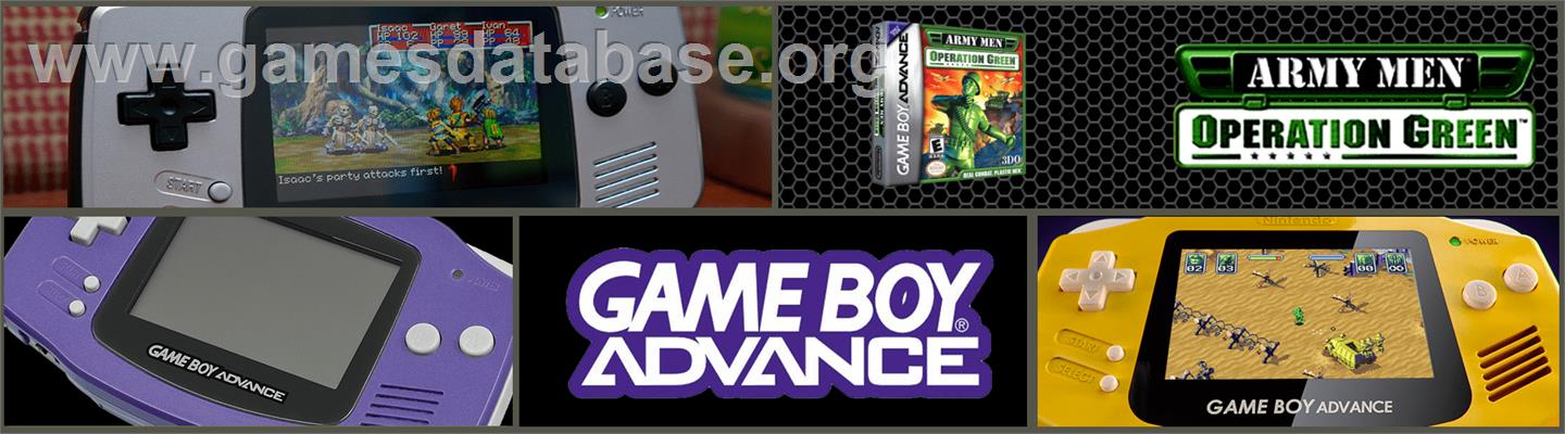 Army Men: Operation Green - Nintendo Game Boy Advance - Artwork - Marquee