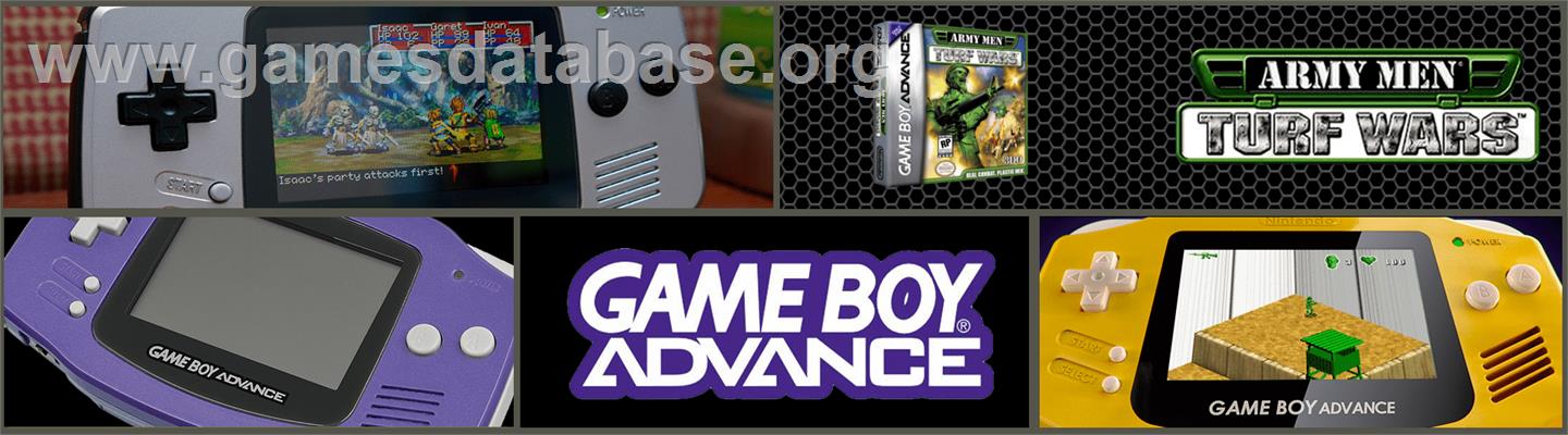 Army Men - Turf Wars - Nintendo Game Boy Advance - Artwork - Marquee