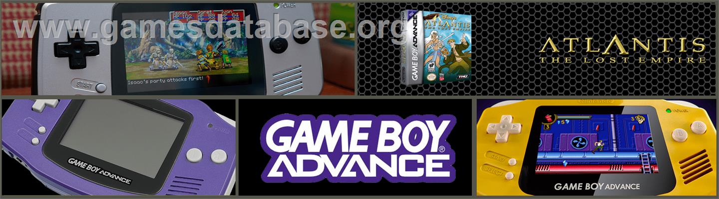 Atlantis: The Lost Empire - Nintendo Game Boy Advance - Artwork - Marquee