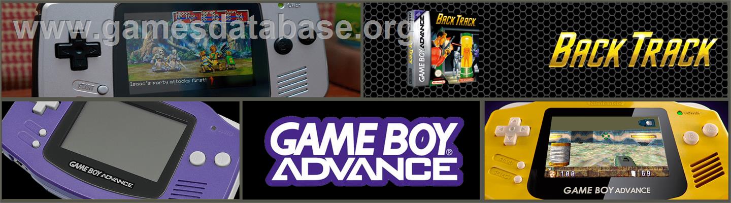 Back Track - Nintendo Game Boy Advance - Artwork - Marquee