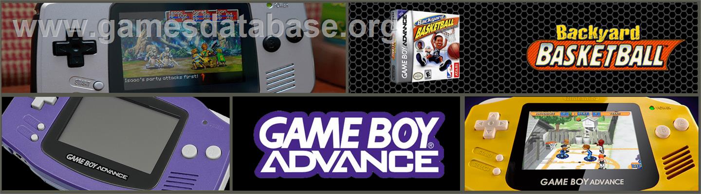 Backyard Basketball - Nintendo Game Boy Advance - Artwork - Marquee