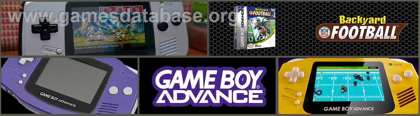 Backyard Football - Nintendo Game Boy Advance - Artwork - Marquee