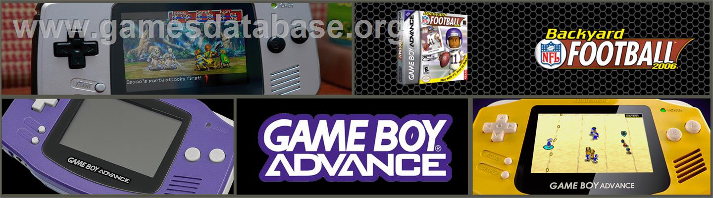 Backyard Football 2006 - Nintendo Game Boy Advance - Artwork - Marquee
