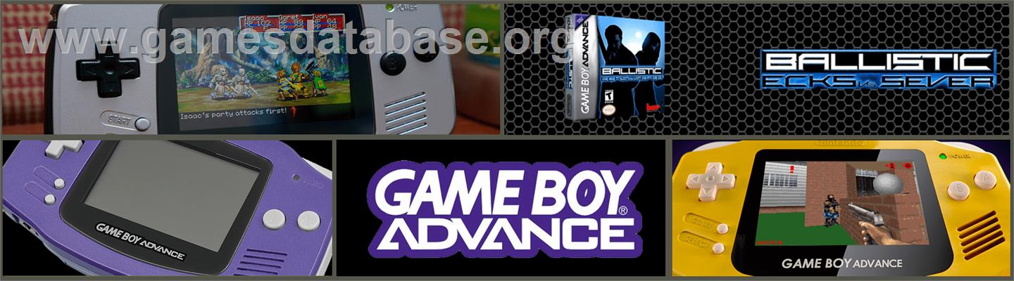 Ballistic: Ecks vs. Sever - Nintendo Game Boy Advance - Artwork - Marquee