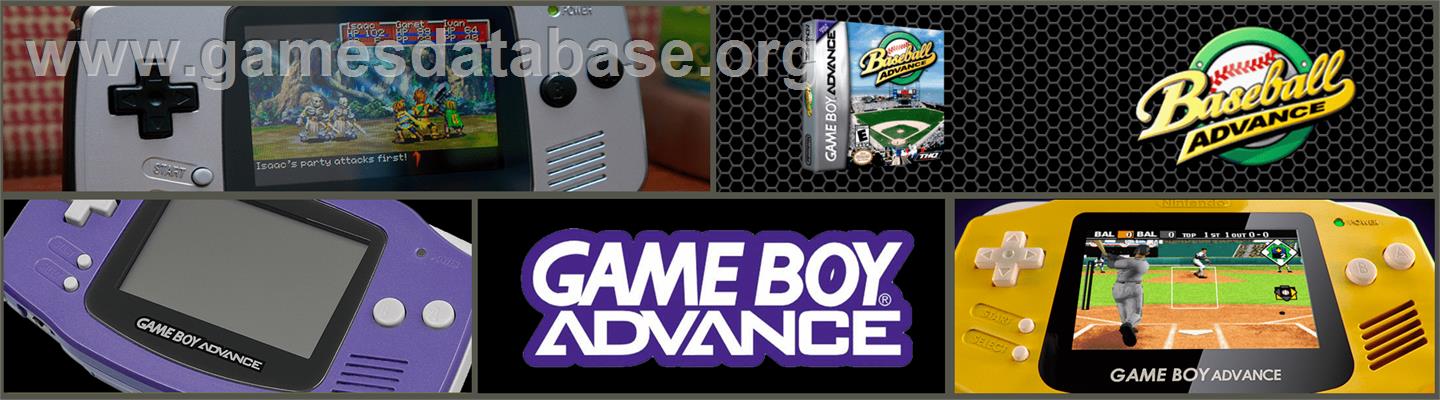 Baseball Advance - Nintendo Game Boy Advance - Artwork - Marquee