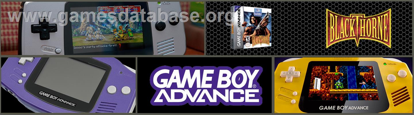 Blackthorne - Nintendo Game Boy Advance - Artwork - Marquee