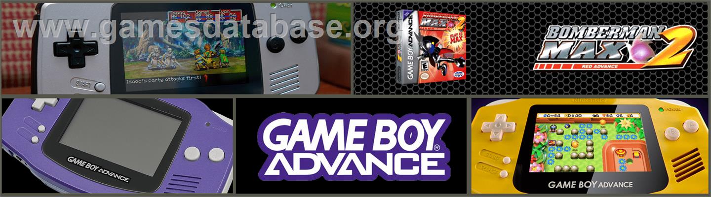 Bomberman Max 2: Red Advance - Nintendo Game Boy Advance - Artwork - Marquee