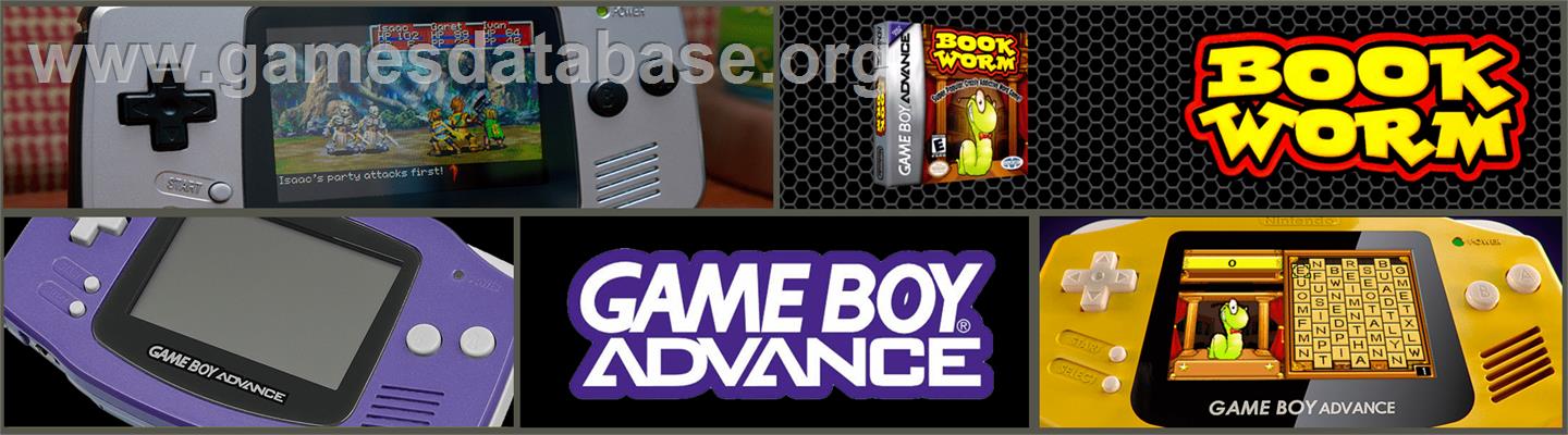 Bookworm - Nintendo Game Boy Advance - Artwork - Marquee
