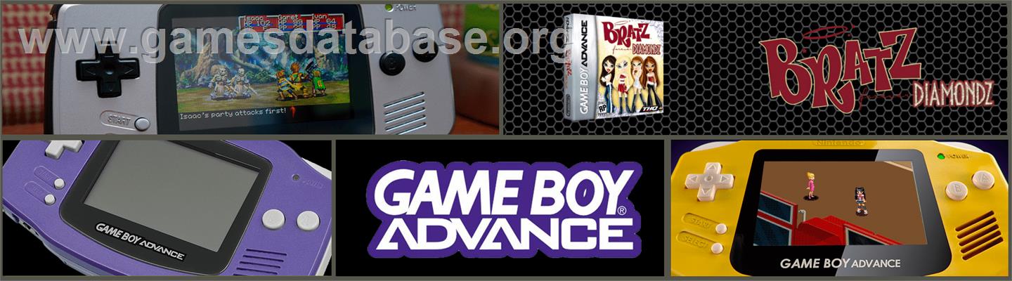 Bratz - Forever Diamondz - Nintendo Game Boy Advance - Artwork - Marquee