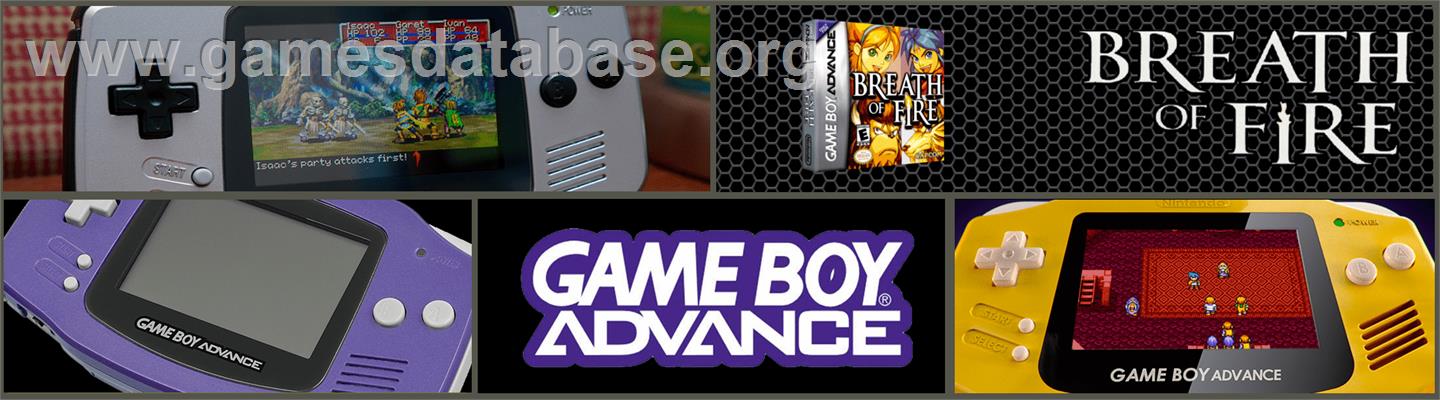 Breath of Fire - Nintendo Game Boy Advance - Artwork - Marquee
