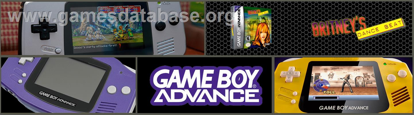 Britney's Dance Beat - Nintendo Game Boy Advance - Artwork - Marquee
