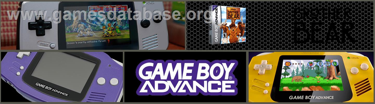 Brother Bear - Nintendo Game Boy Advance - Artwork - Marquee