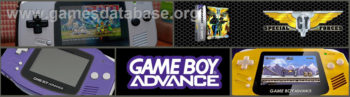 CT Special Forces - Nintendo Game Boy Advance - Artwork - Marquee