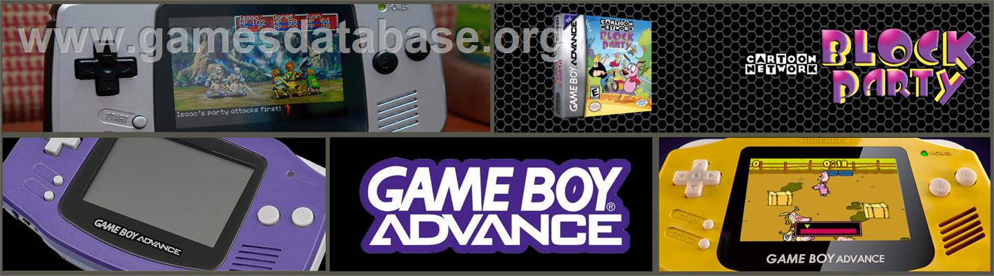 Cartoon Network Block Party - Nintendo Game Boy Advance - Artwork - Marquee