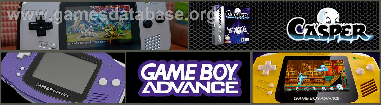 Casper - Nintendo Game Boy Advance - Artwork - Marquee