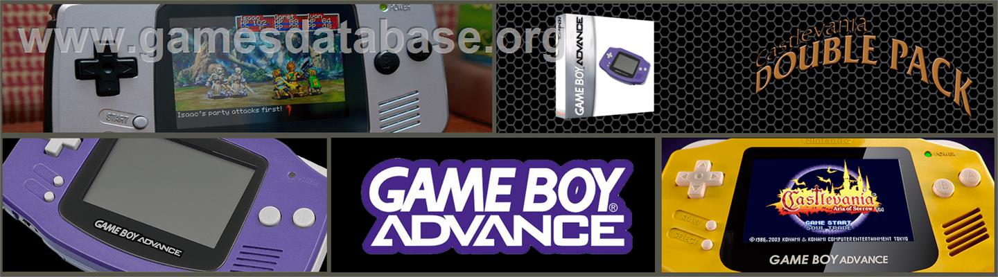 Castlevania: Aria of Sorrow - Nintendo Game Boy Advance - Artwork - Marquee