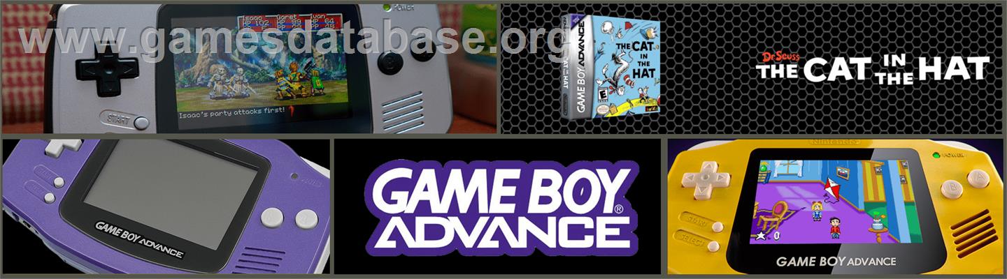 Cat In The Hat By Dr. Seuss, The - Nintendo Game Boy Advance - Artwork - Marquee
