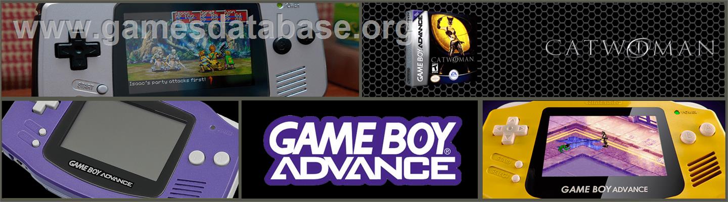Catwoman - Nintendo Game Boy Advance - Artwork - Marquee